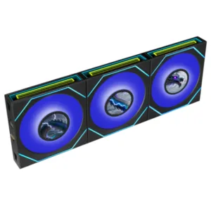 Lian Li UNI FAN SL-INF LCD FLEX 120mm Black 3-Pack Case Fan