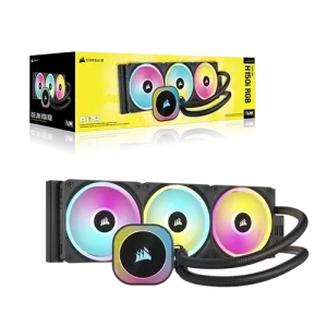 Corsair iCUE LINK H150i RGB AIO Liquid CPU Cooler — Black Close to the Box