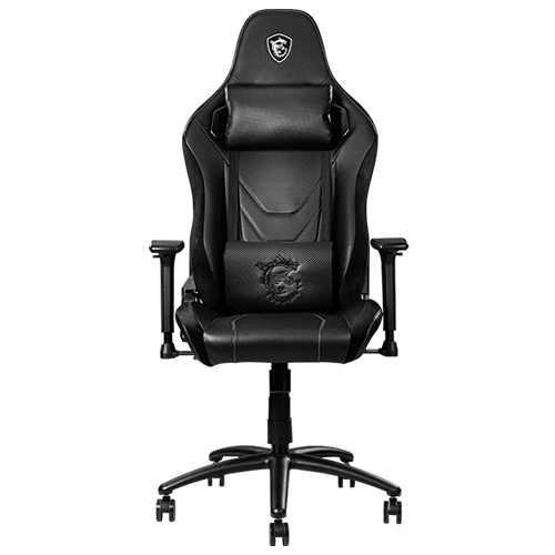 MSI MAG CH130 X Gaming Chair with head and back rest pillow
