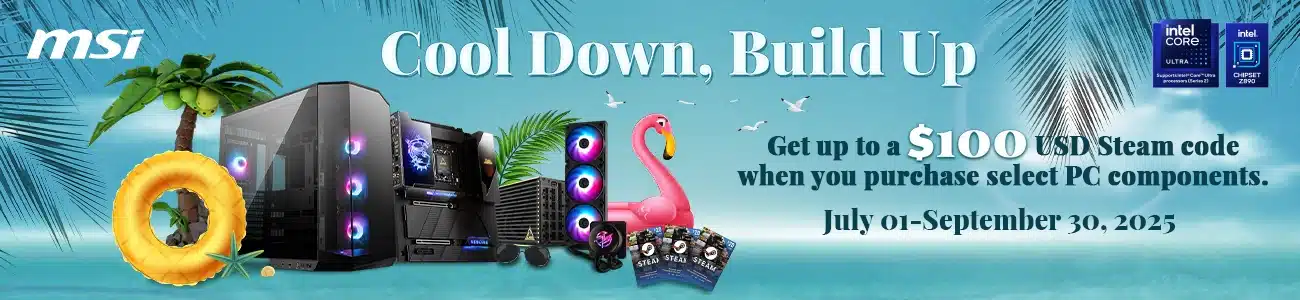 MSI Win 100$ Campaign Banner
