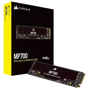 Corsair MP700 1TB PCIe 5.0 SSD Close to the box