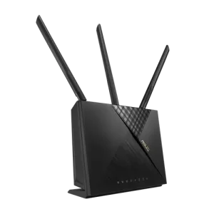 ASUS 4G-AX56 Gigabit Ethernet Dual-Band Wireless Router side view