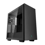 CH510 ATX Mid Tower Gaming PC Case Black Side View