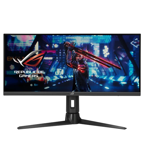 Front view of ROG Strix XG309CM Gaming Monitor – (29.5 inch viewable) Large screen