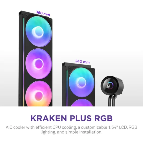 next-kraken-plus-240-rgb-liquid-cooler-black 1