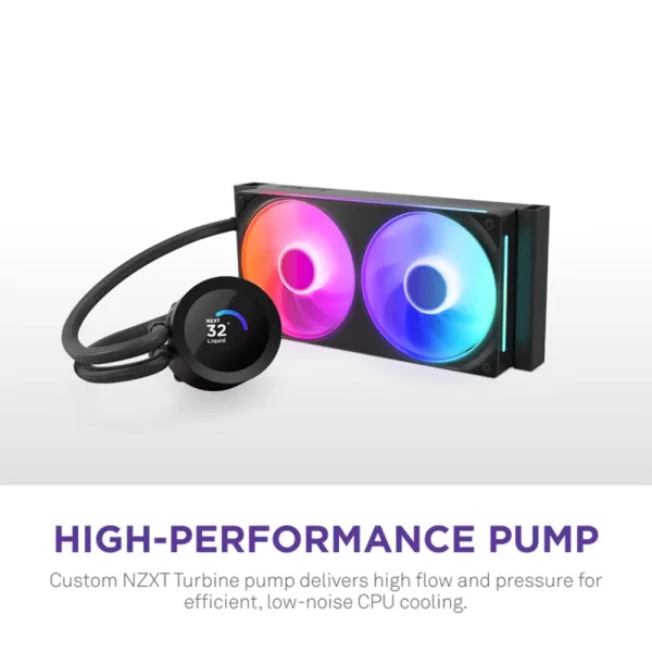 next-kraken-plus-240-rgb-liquid-cooler-black 2