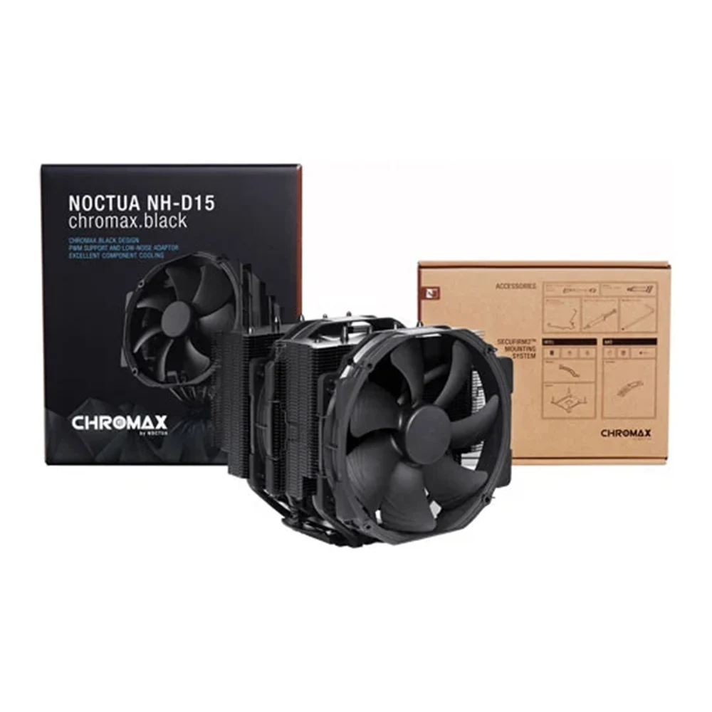 noctua-nh-d15-chromax-legendary-dual-tower-cpu-cooler-black Noctua NH-D15 Chromax Legendary Dual Tower CPU cooler Black