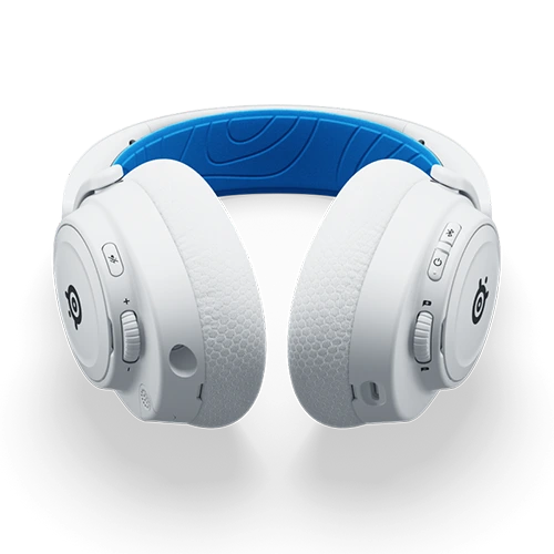 SteelSeries Arctis Nova 7P Wireless Multi-System Headset White, 360° Spatial Audio, USB-C dongle, 20–22,000 Hz Headphone Frequency Response