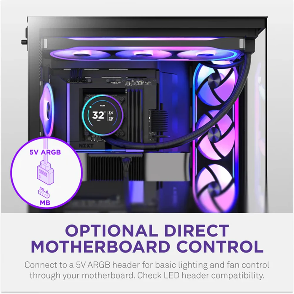 nzxt-f120u-120mm-ultra-rgb-cooler-fan-black 3 nzxt-f120u-120mm-ultra-rgb-cooler-fan-black 3