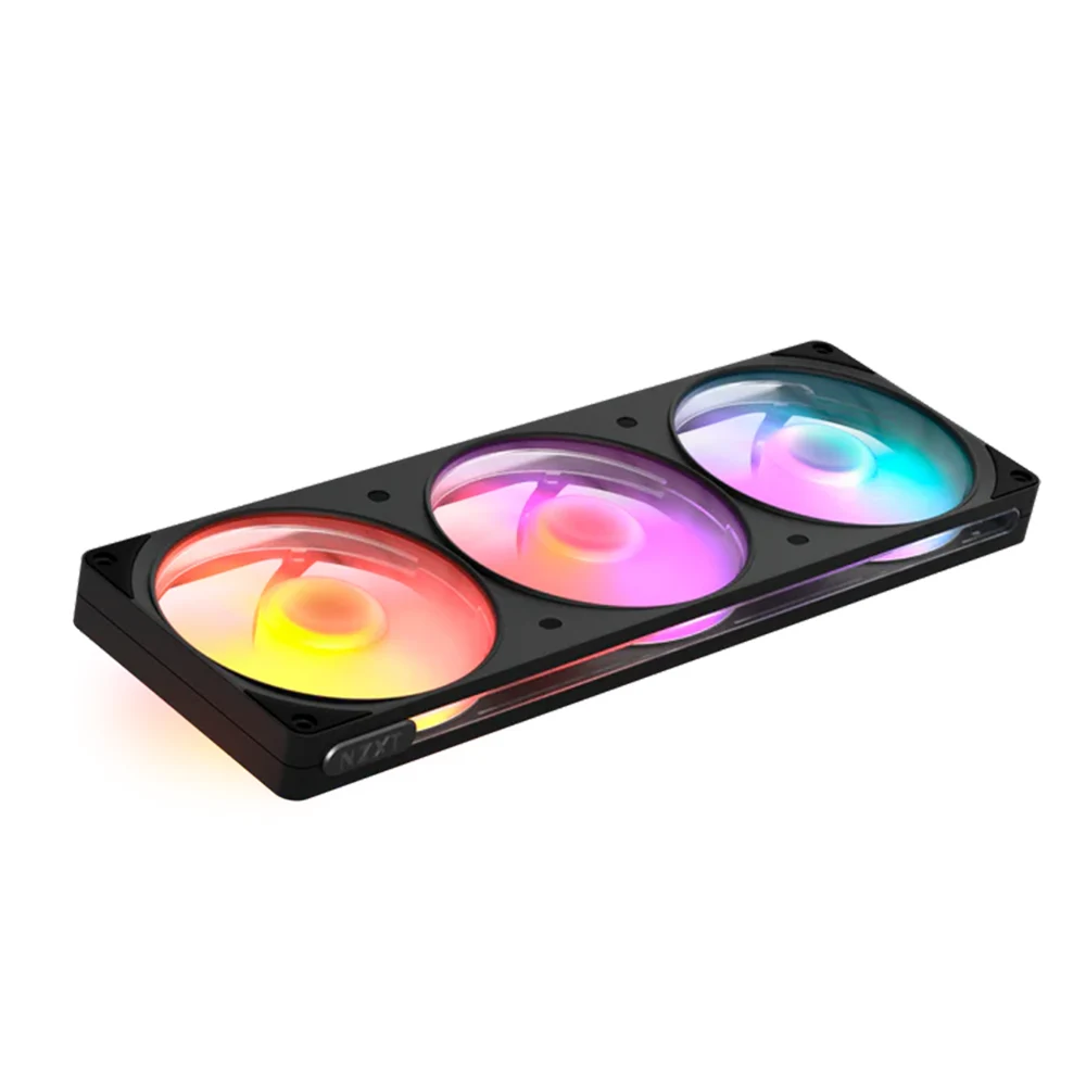 nzxt-f360-rgb-reverse-360mm-single-frame-cooler-fan-black NZXT F360 RGB Reverse Black 360mm Single-Frame Cooler Fan