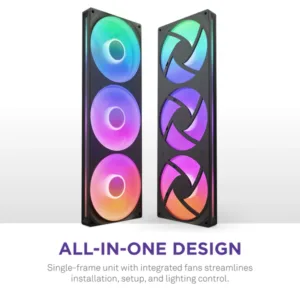 nzxt-f420-rgb-core-420mm-single-frame-cooler-fan-unit-black 1