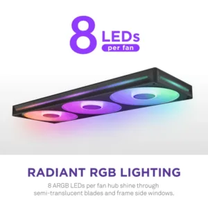 nzxt-f420-rgb-core-420mm-single-frame-cooler-fan-unit-black 3