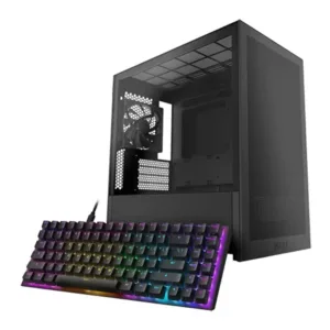 NZXT H3 Flow Micro-ATX Airflow PC Case Black