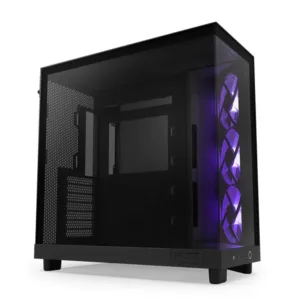 nzxt-h6-flow-rgb-fans-compact-dual-chamber-mid-tower-airflow-pc-case-black 1