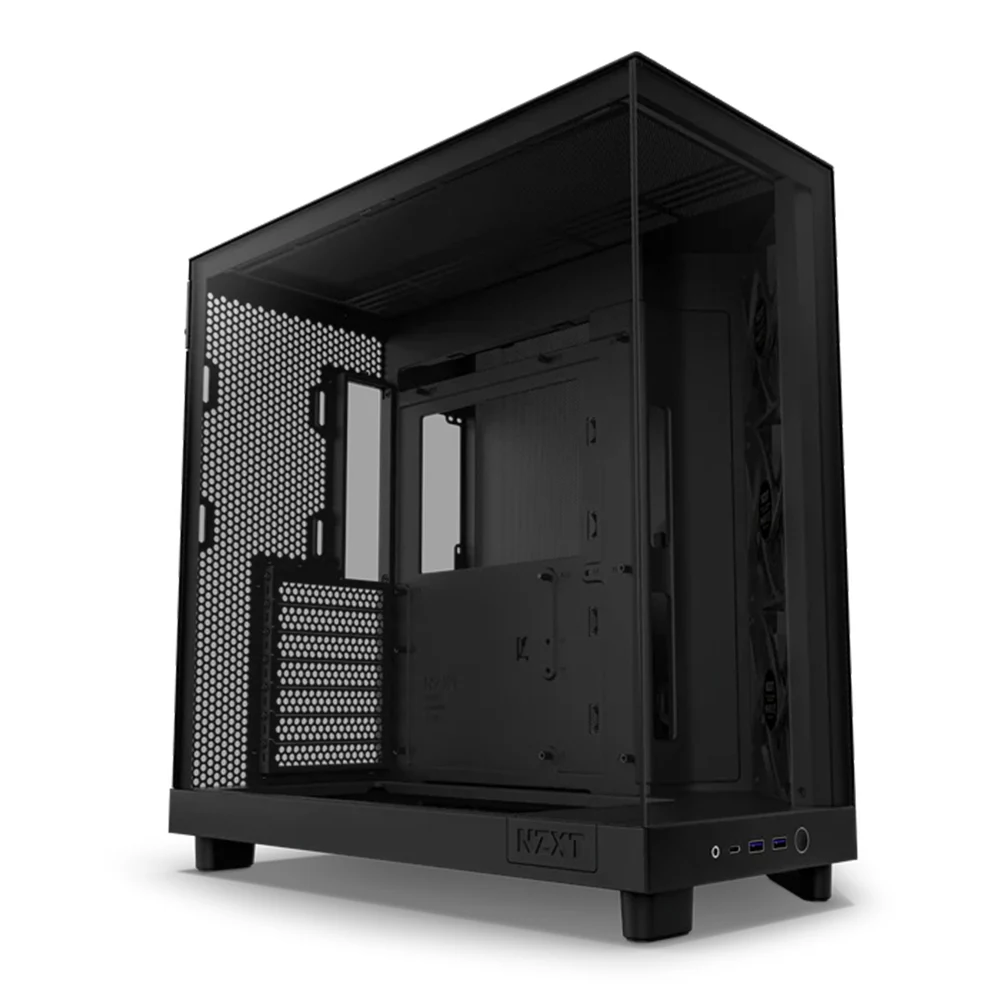 nzxt-h6-flow-rgb-fans-compact-dual-chamber-mid-tower-airflow-pc-case-black 2 nzxt-h6-flow-rgb-fans-compact-dual-chamber-mid-tower-airflow-pc-case-black 2