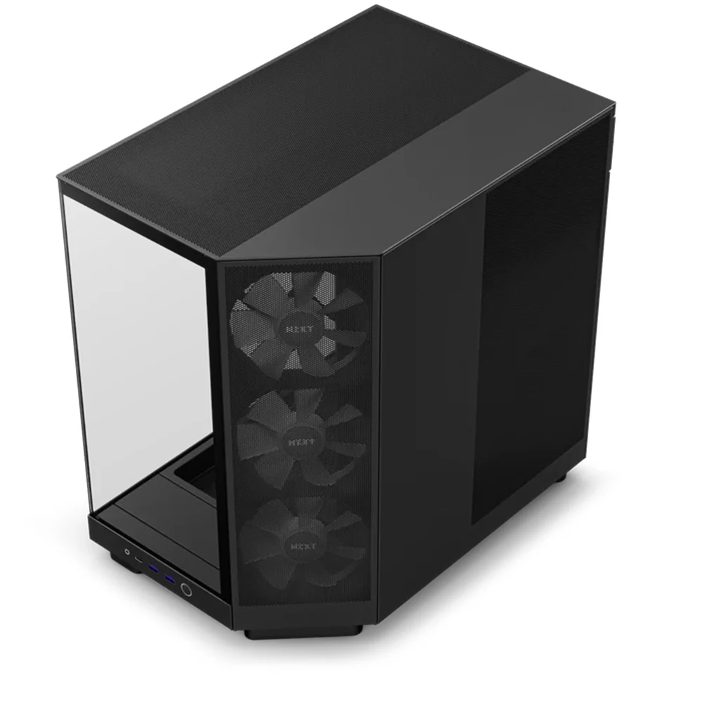 nzxt-h6-flow-rgb-fans-compact-dual-chamber-mid-tower-airflow-pc-case-black 3 nzxt-h6-flow-rgb-fans-compact-dual-chamber-mid-tower-airflow-pc-case-black 3