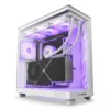 NZXT H6 Flow RGB White Fans Compact Dual-Chamber Mid-Tower Airflow PC Case