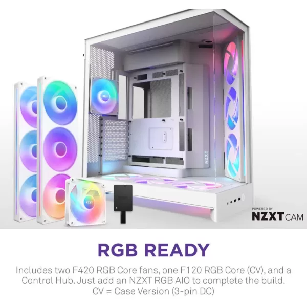 nzxt-h9-flow-rgb-2025-large-dual-chamber-mid-tower-atx-airflow-pc-case-white 1