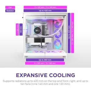 nzxt-h9-flow-rgb-atx-mid-tower-2025-pc-case-white 3