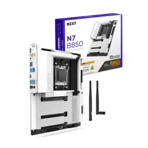 NZXT N7 B850 White AMD ATX Gaming Wi-Fi Motherboard
