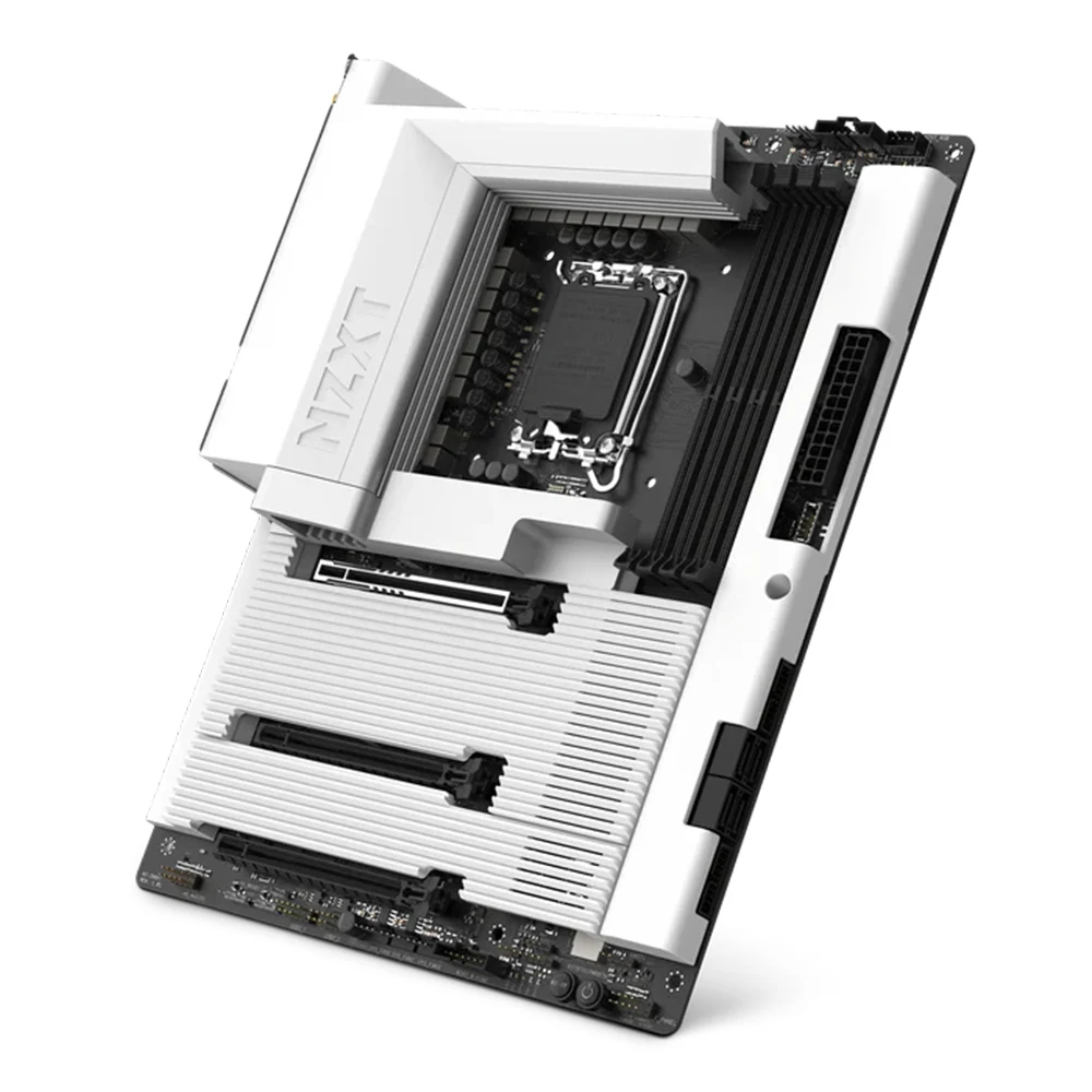 nzxt-n7-z890-intel-atx-gaming-wi-fi-motherboard-white NZXT N7 Z890 White Intel ATX Gaming Wi-Fi Motherboard