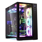Lian Li O11 Dynamic Tower ATX Computer Case front view with RGB Components
