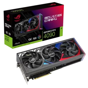 ROG Strix GeForce RTX 4090 24GB OC Edition GDDR6X Graphics Card Close to the Box