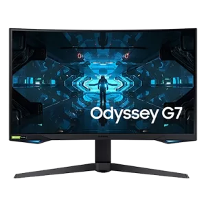 Samsung Odyssey G7 32 inch G75 1000R Curved Gaming Monitor front view