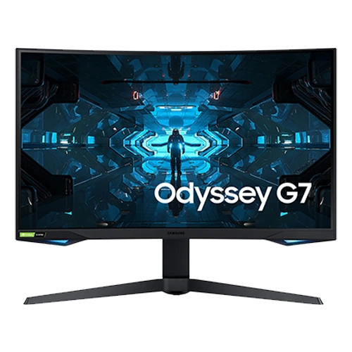 Samsung Odyssey G7 32 inch G75 1000R Curved Gaming Monitor front view
