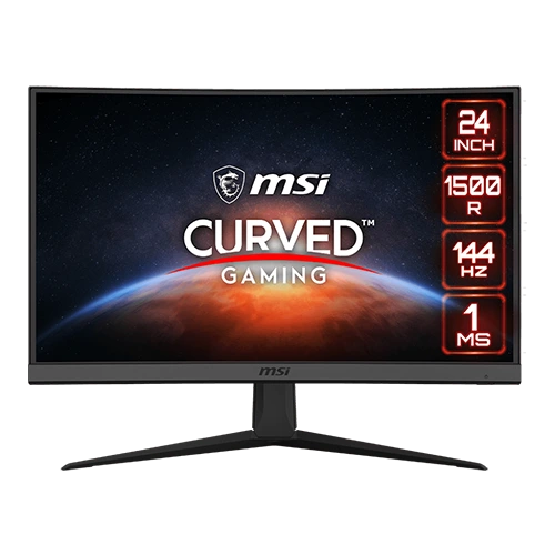 MSI Optix G24C6 Gaming Monitor Curved front view