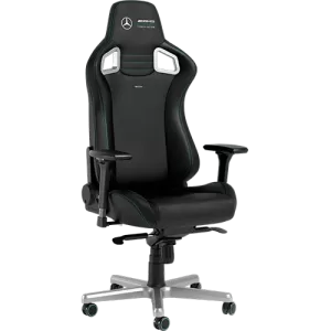 Noblechairs Epic Mercedes-AMG Petronas F1 Team Edition Gaming Chair, 4D Armrests, Tilting Function, Hydraulic Gas Lift