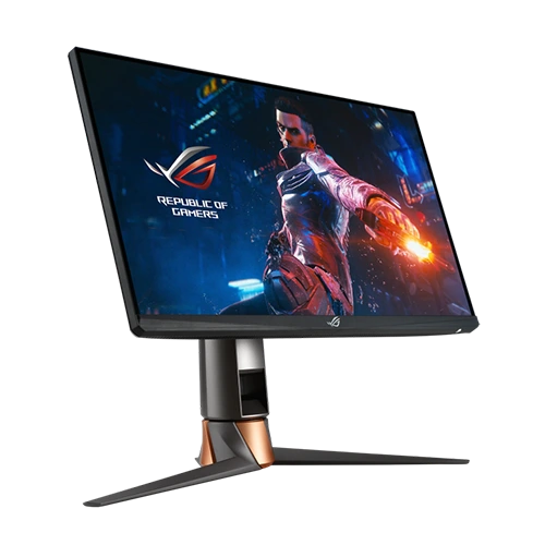 ROG Swift PG259QN Gaming Monitor with ergonomic stand