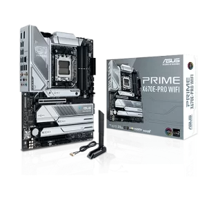 ASUS PRIME X670E-PRO Wifi Close to the Box view