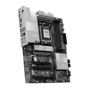 Side view of PRO X870-P WIFI DDR5 ATX Motherboard