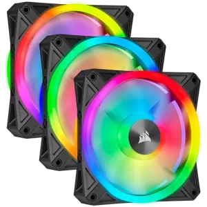 Corsair QL Series QL120 RGB 120mm LED Fan Triple Pack — Black