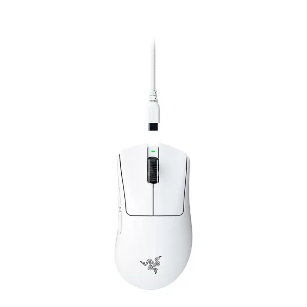razer-deathadder-v4-pro-white-optical-wireless-gaming-mouse 1