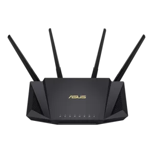 ASUS RT-AX58U Dual Band WiFi Router front view