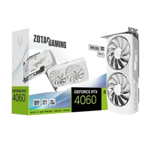 ZOTAC GeForce RTX 4060 Twin Edge OC White Edition 8GB Graphics Card