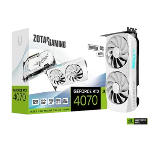 ZOTAC GeForce RTX 4070 Twin Edge OC White Edition 12GB Graphics Card