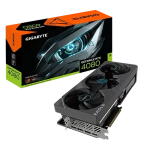 Gigabyte GeForce RTX 4080 16GB EAGLE OC Graphics Card, 2520 MHz Core Clock, GDDR6X 256 bit Memory, PCI-E 4.0 x 16, 22.4 Gbps Memory Clock