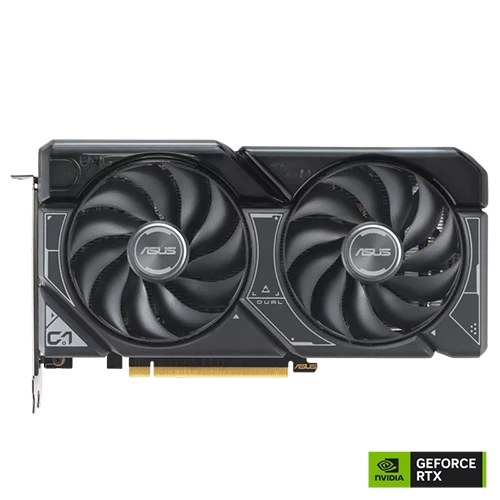 front view of Dual GeForce RTX 4060 8GB GDDR6 Graphics Card