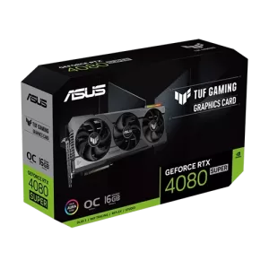 Asus Tuf Gaming GeForce RTX 4080 Super Graphics Card, 16GB GDDR6X 256-bit Memory Interface, 10240 CUDA Core, 23 Gbps Memory Speed, 3.65 slots