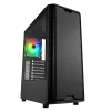 Sharkoon SK3 RGB ATX PC Case, tempered glass Side Panel, pre-installed 120 mm RGB LED fan