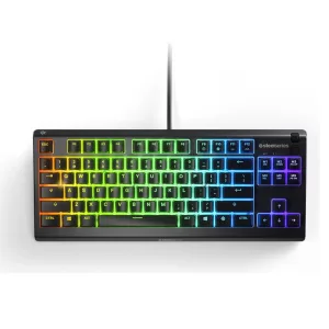 steelseries-apex-3-tkl-wired-membrane-gaming-keyboard-black 1