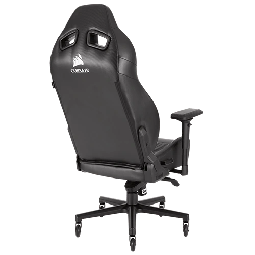 Back view of T2 ROAD WARRIOR Gaming Chair Black