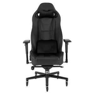 CORSAIR T2 ROAD WARRIOR Gaming Chair Black with Neck and Back Pillows