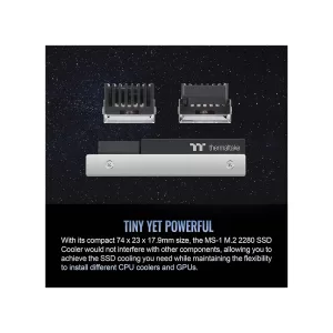 Thermaltake SSD cooler with active cooling