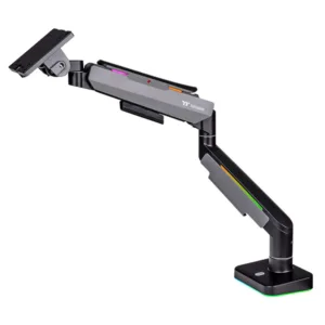 thermaltake-single-rgb-monitor-arm-gray 2