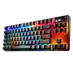 SteelSeries APEX PRO TKL Mechanical Esports Keyboard 2023, OmniPoint 2.0 Adjustable HyperMagnetic switches, 32-bit ARM, 0.7 ms Response Time