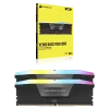 Corsair VENGEANCE RGB 32GB C40 Memory Kit close to the box with 2 kits (16 x 2)